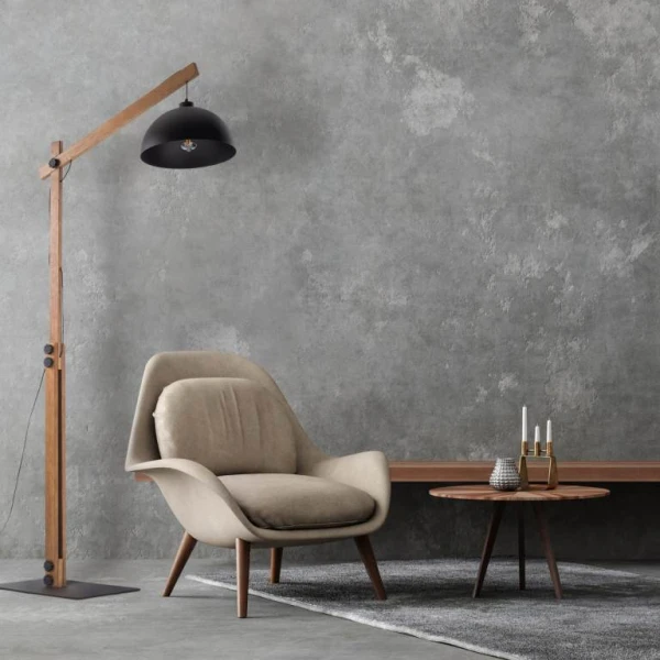 Торшер TK Lighting OSLO E27 чорний 5128 - Фото 3