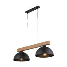 TK Lighting OSLO E27 чорний 4711. Світильник підвісний
