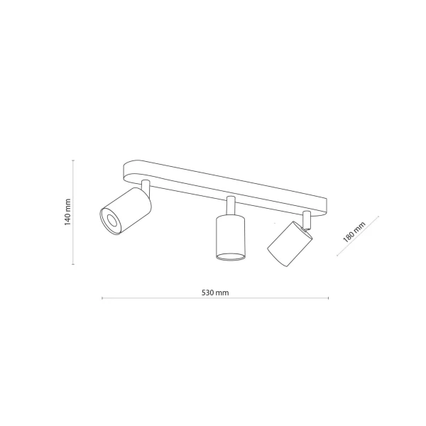 Світильник спот TK Lighting TOP GU10 чорний 3292 - Фото 6