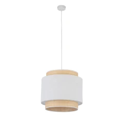 TK Lighting BOHO E27 білий 5653. Світильник підвісний