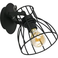 TK Lighting ALANO E27 чорний 2120. Cвітильник декоративний