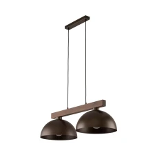 TK Lighting OSLO E27 коричневий 4507. Світильник підвісний