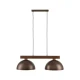 Підвісний світильник TK Lighting OSLO E27 коричневий 4507