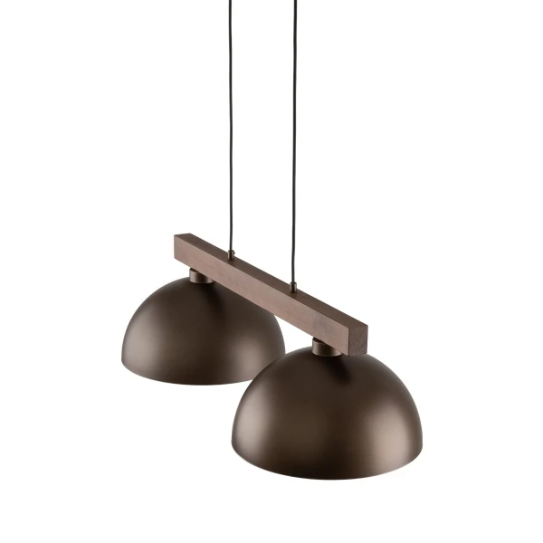 Підвісний світильник TK Lighting OSLO E27 коричневий 4507 - Фото 7