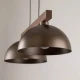 Підвісний світильник TK Lighting OSLO E27 коричневий 4507