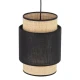 Підвісний світильник TK Lighting BOHO E27 чорний 5656
