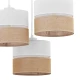 Підвісний світильник TK Lighting LINOBIANCO E27 білий 6575