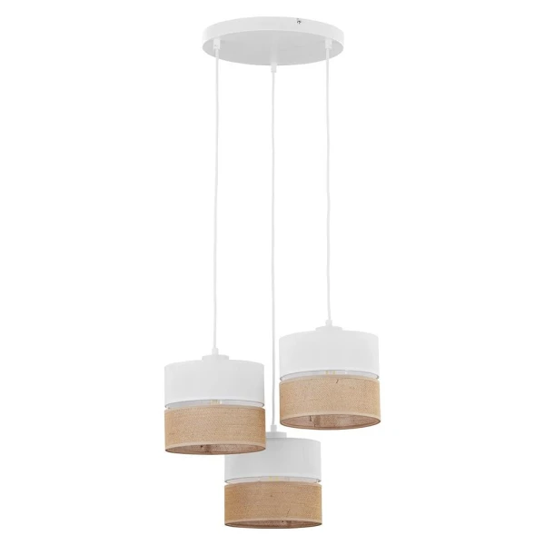 Підвісний світильник TK Lighting LINOBIANCO E27 білий 6575 - Фото 1