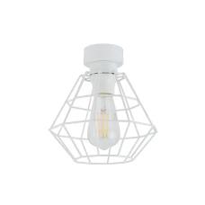 TK Lighting DIAMOND E27 білий 6209. Стельовий світильник