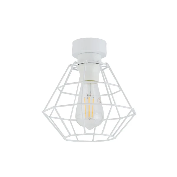 Світильник стельовий TK Lighting DIAMOND E27 білий 6209