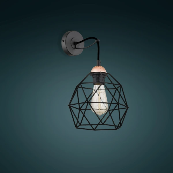 Бра TK Lighting GALAXY E27 чорний 1735 - Фото 4