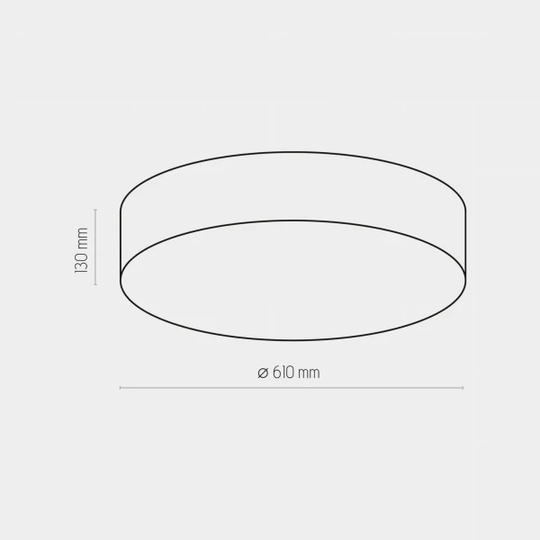 Світильник стельовий TK Lighting RONDO E27 білий 1581 - Фото 2