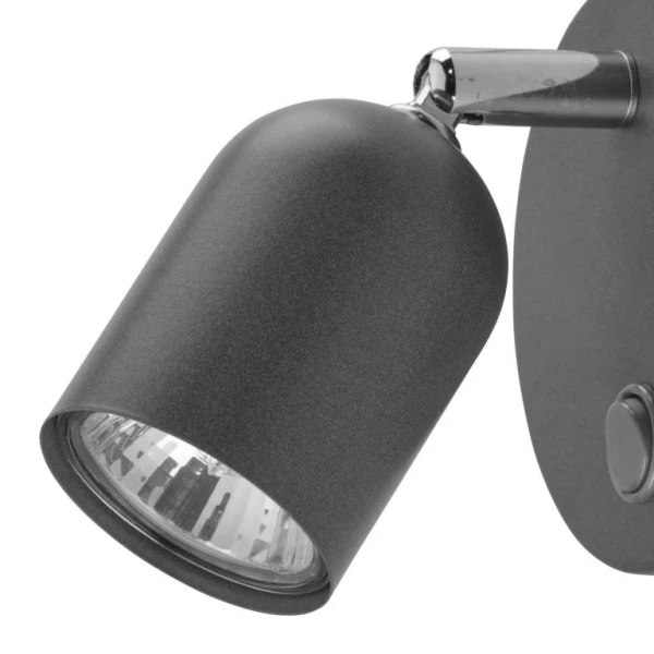 Настінний світильник TK Lighting TOP GU10 графітовий 3278 - Фото 3