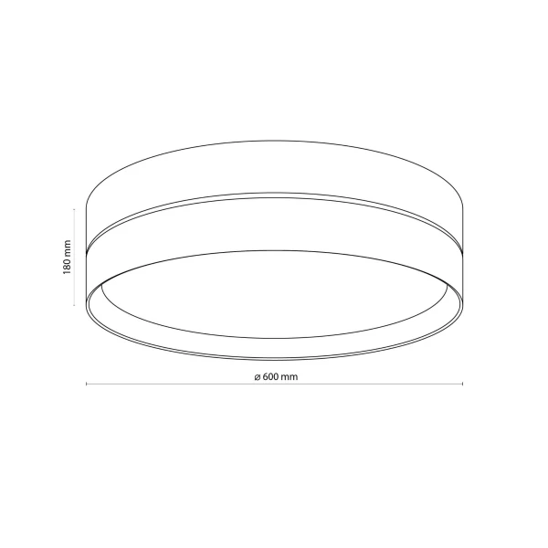 Світильник стельовий TK Lighting ECO E27 білий 5774 - Фото 2