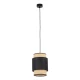 Підвісний світильник TK Lighting BOHO E27 чорний 5656