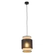 Підвісний світильник TK Lighting BOHO E27 чорний 5656