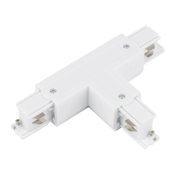 З'єднання для трекових систем TK Lighting TRACER білий 3556 - Фото 1