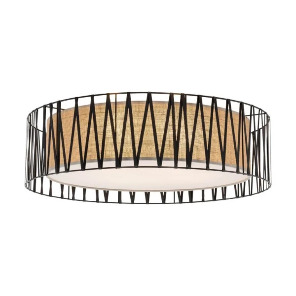 Світильник стельовий TK Lighting HARMONY E27 чорний 4556 - Фото 1