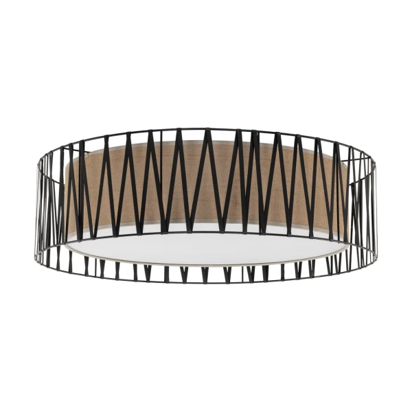 Світильник стельовий TK Lighting HARMONY E27 чорний 4556 - Фото 4