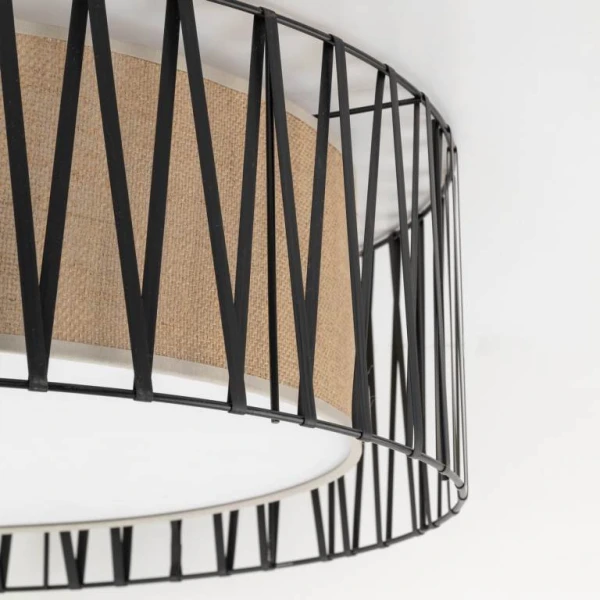 Світильник стельовий TK Lighting HARMONY E27 чорний 4556 - Фото 6