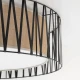 Світильник стельовий TK Lighting HARMONY E27 чорний 4556