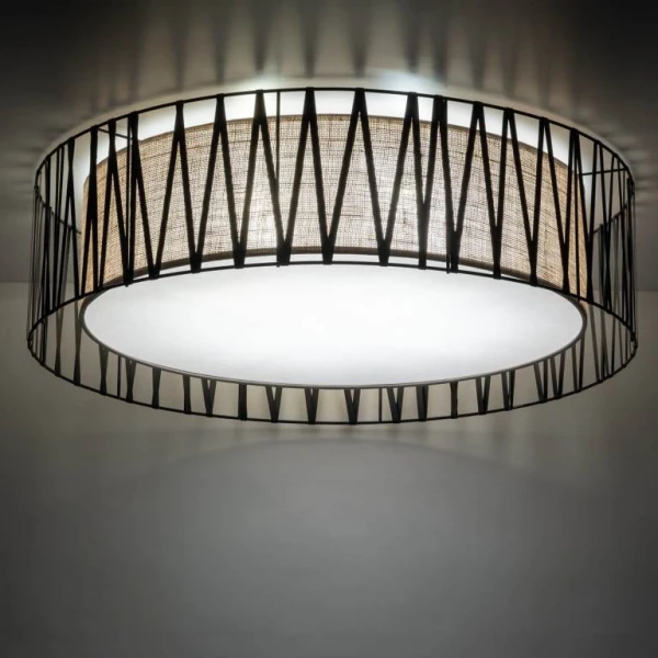 Світильник стельовий TK Lighting HARMONY E27 чорний 4556 - Фото 3