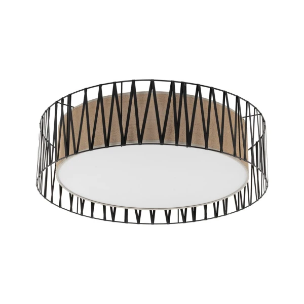 Світильник стельовий TK Lighting HARMONY E27 чорний 4556 - Фото 8