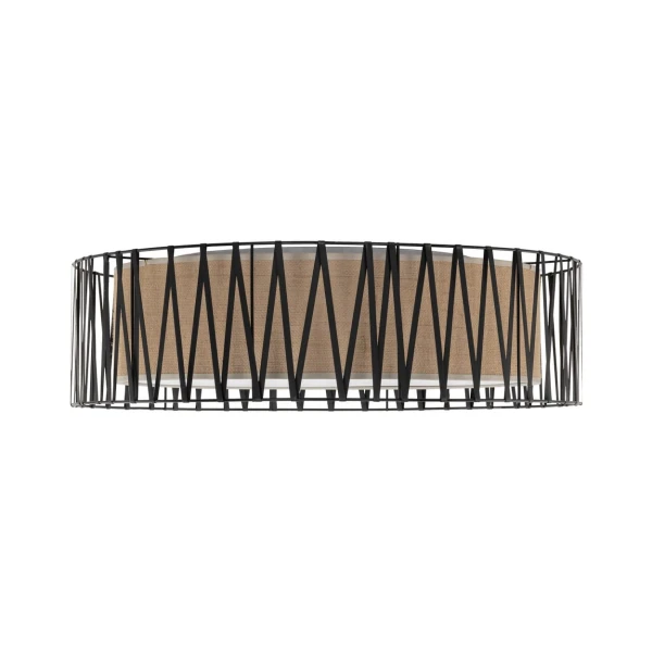 Світильник стельовий TK Lighting HARMONY E27 чорний 4556 - Фото 9