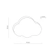 Світильник стельовий TK Lighting CLOUD E27 білий 6075