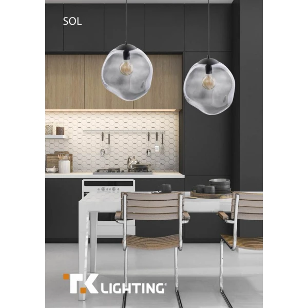 Підвісний світильник TK Lighting SOL E27 чорний 4264 - Фото 4