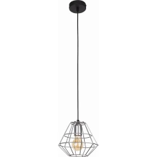 TK Lighting DIAMOND E27 сірий-блискучий (хром) 4202. Світильник підвісний