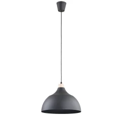 TK Lighting CAP E27 чорний 2071. Світильник підвісний