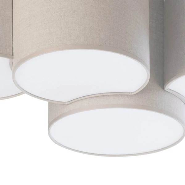 Світильник стельовий TK Lighting MONA E27 білий 6592 - Фото 3