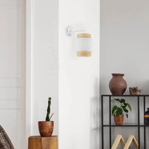 Бра TK Lighting BOHO E27 білий 6538 - Фото 3