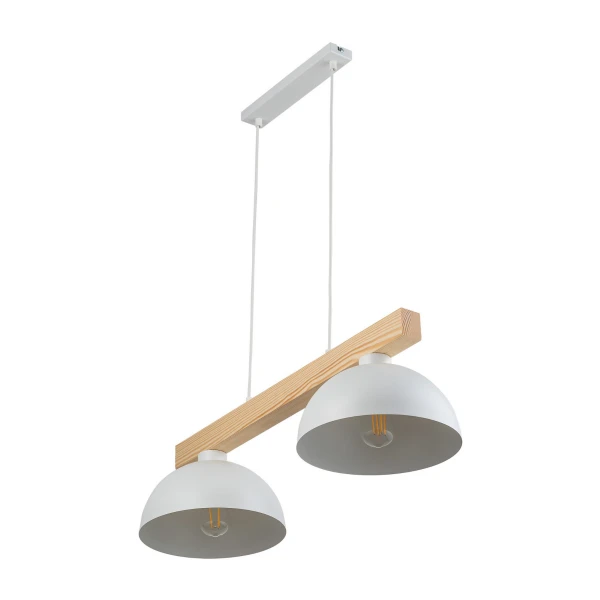 Підвісний світильник TK Lighting OSLO E27 білий 4713 - Фото 8