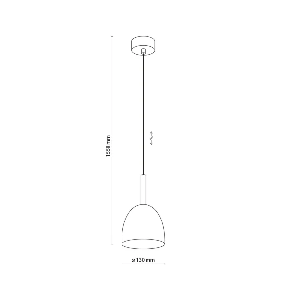 Підвісний світильник TK Lighting NORD E27 чорний 4870 - Фото 2