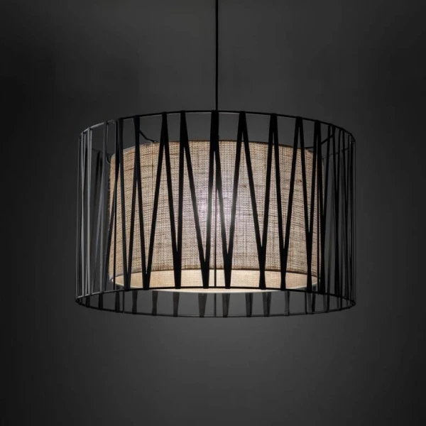 Підвісний світильник TK Lighting HARMONY E27 чорний 4557 - Фото 3