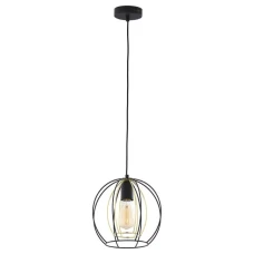 TK LIGHTING JAULA E27 чорний 6251. Підвісний світильник