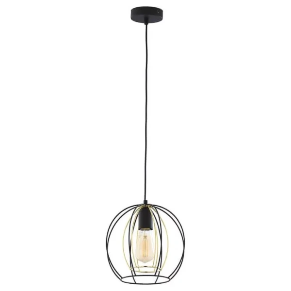 Підвісний світильник TK LIGHTING JAULA E27 чорний 6251