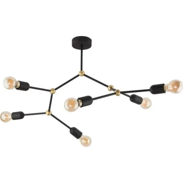 Сучасна люстра TK LIGHTING FANTASY E27 чорний 2432