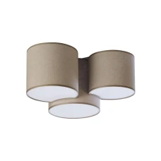TK LIGHTING MONA E27 коричневий 6591. Стельовий світильник
