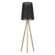 Торшер TK LIGHTING WALZ E27 сірий 5599