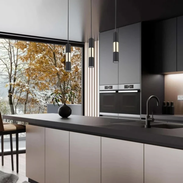 Підвісний світильник TK LIGHTING VIVIEN GU10 чорний 4757 - Фото 2