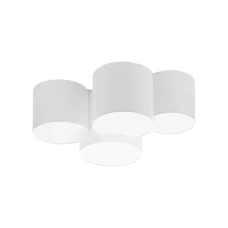 TK LIGHTING MONA E27 білий 3442. Пристельова люстра