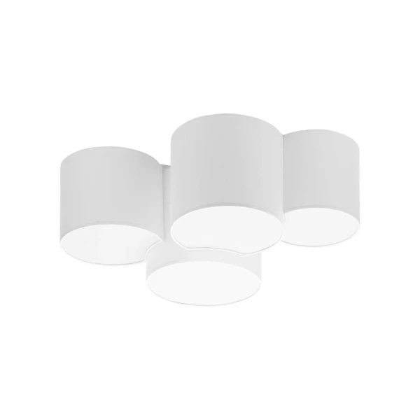 Пристельова люстра TK LIGHTING MONA E27 білий 3442 - Фото 1