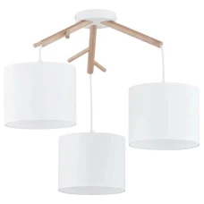 TK Lighting ALBERO E27 білий 6553. Світильник підвісний