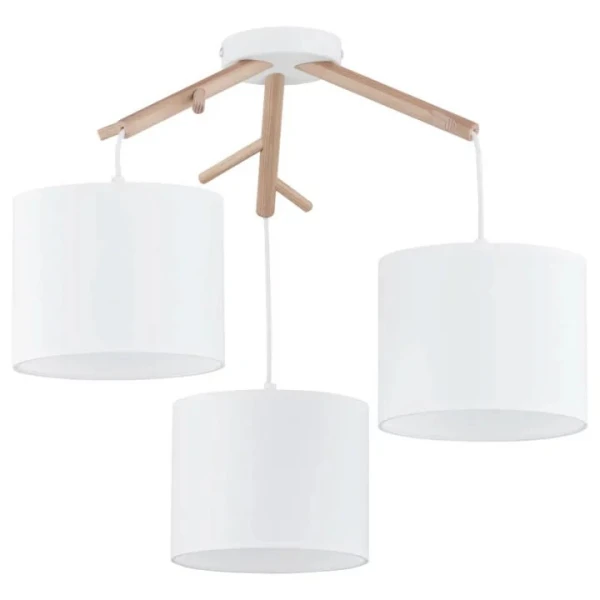 Підвісна люстра TK LIGHTING ALBERO E27 білий 6553 - Фото 1