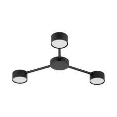 TK LIGHTING AVIA GX53 чорний 4689. Пристельова люстра