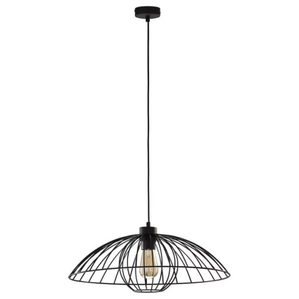 Підвісний світильник TK LIGHTING BARBELLA E27 чорний 6260
