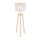 Торшер TK LIGHTING PEREZ E27 сірий 5423